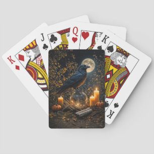 Mystische magische Hexen Nacht des Raben Spielkarten