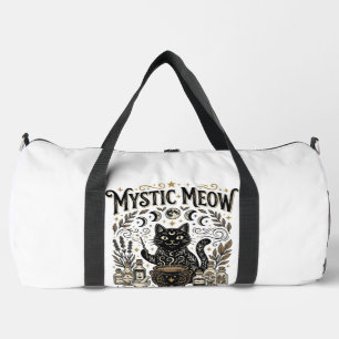 Mystische Meow-Katze Hexenhaft Mystische Apotheke  Duffle Bag