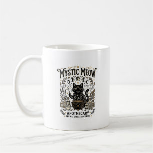Mystische Meow-Katze Hexenhaft Mystische Apotheke Kaffeetasse