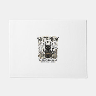 Mystische Meow-Katzen-Hexen-Apotheke Katze Vinta Fußmatte
