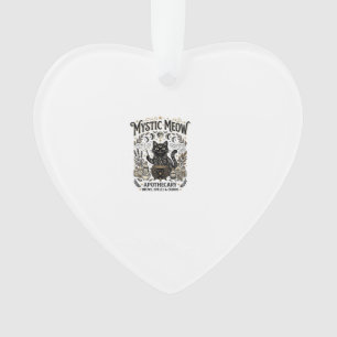 Mystische Meow-Katzen-Hexen-Mystik-Apotheke Katze  Ornament