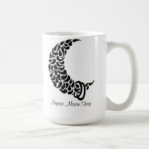 Mystische Mond-Geschäfts-Logo-Schale Kaffeetasse