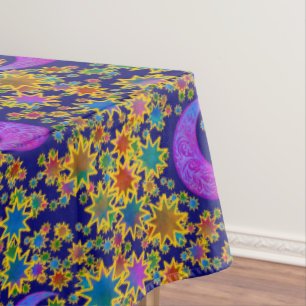Mystische Mondnacht Tischdecke