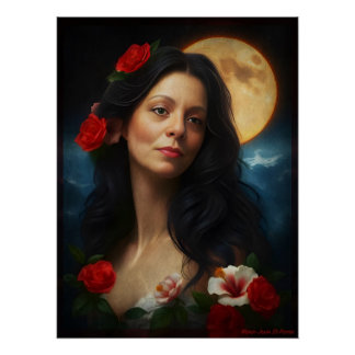 Mystische Muse Poster