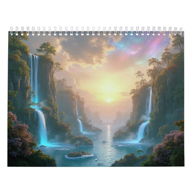 Mystische Naturlandschaften 2026 Fantasy Wall Kalender (Titelbild)
