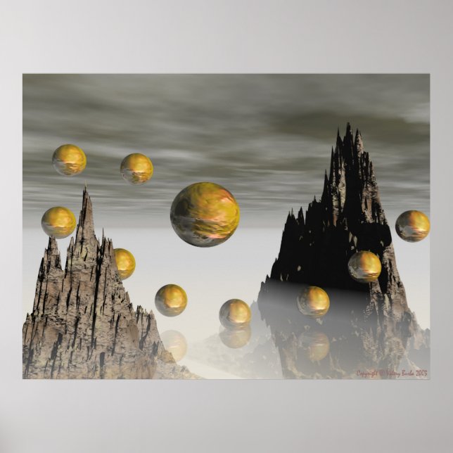 Mystische Orbit Poster (Vorne)