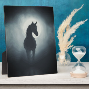 Mystische Pferde Silhouette Verzauberte Night Wall Fotoplatte