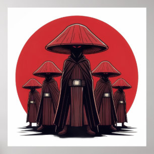 Mystische Pilzkrieger Poster