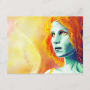 Mystische Postkarte