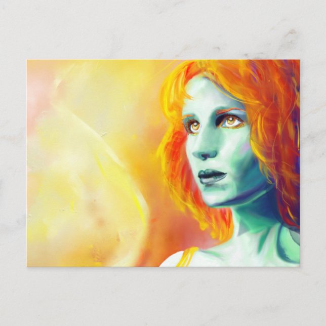 Mystische Postkarte (Vorderseite)