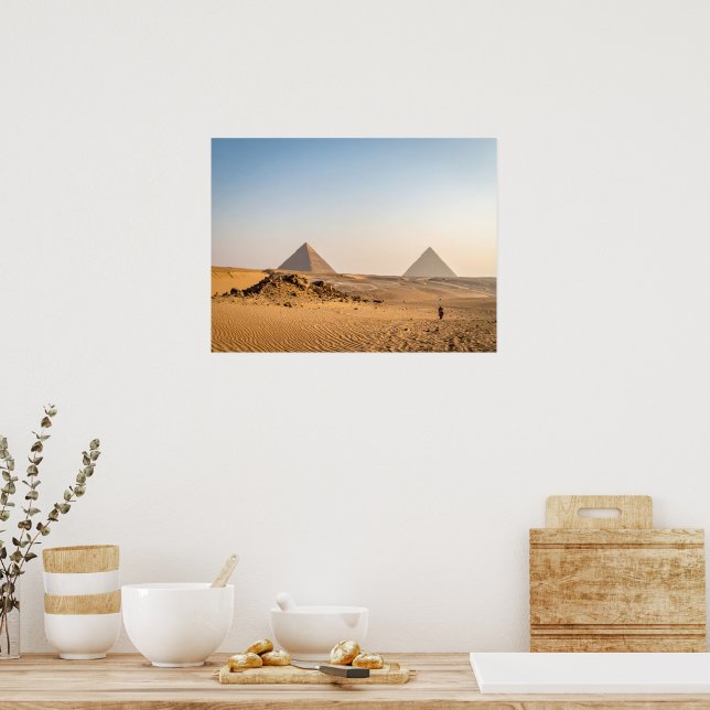 Mystische Pyramiden Poster (Küche)