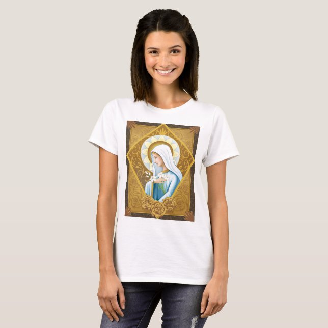 Mystische Rose T-Shirt (Vorne ganz)