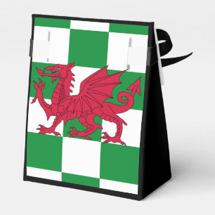 Mystische rote keltische Drachenflagge von Wales Geschenkschachtel