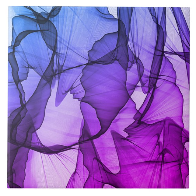 Mystische Schicht von Pflaumen Fliese (Vorderseite)