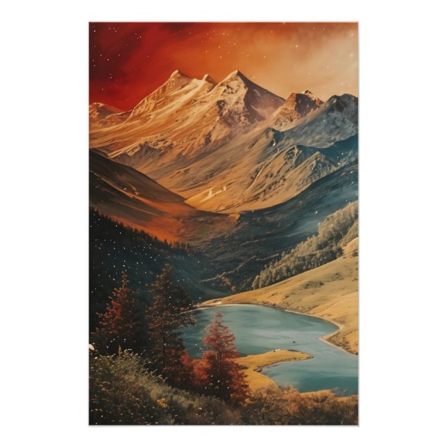 Mystische Seereflektionen Poster (Vorderseite)