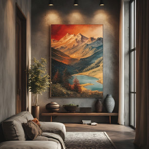 Mystische Seereflektionen Poster