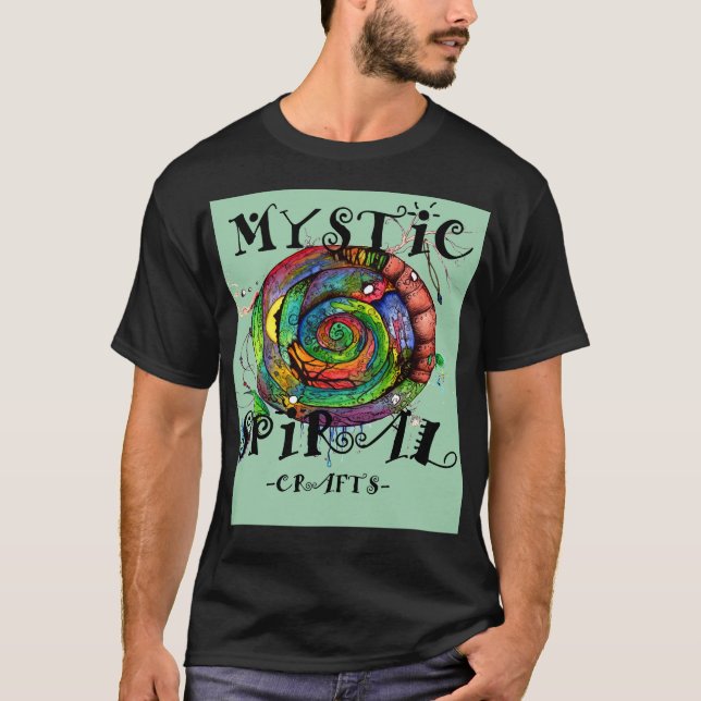 mystische Spirale Shirt (Vorderseite)