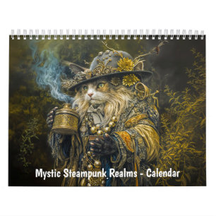 Mystische Steampunk-Reiche – Kreaturen des Uhrwerk Kalender