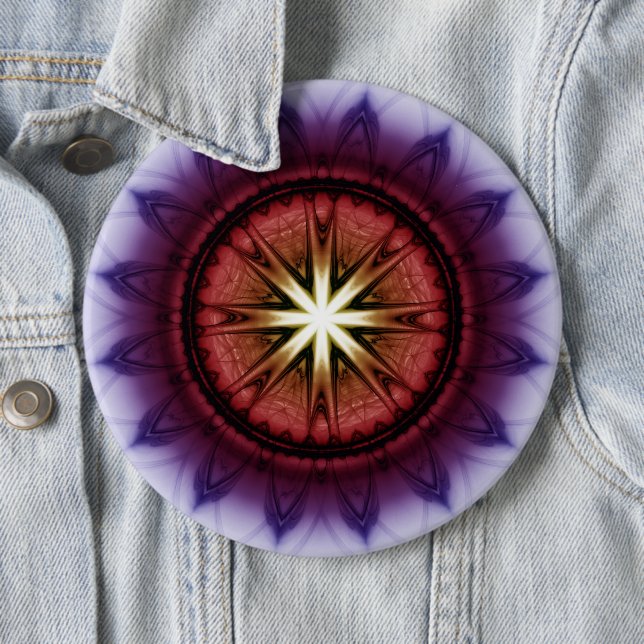 Mystische symbolische Fraktal Button (Beispiel)