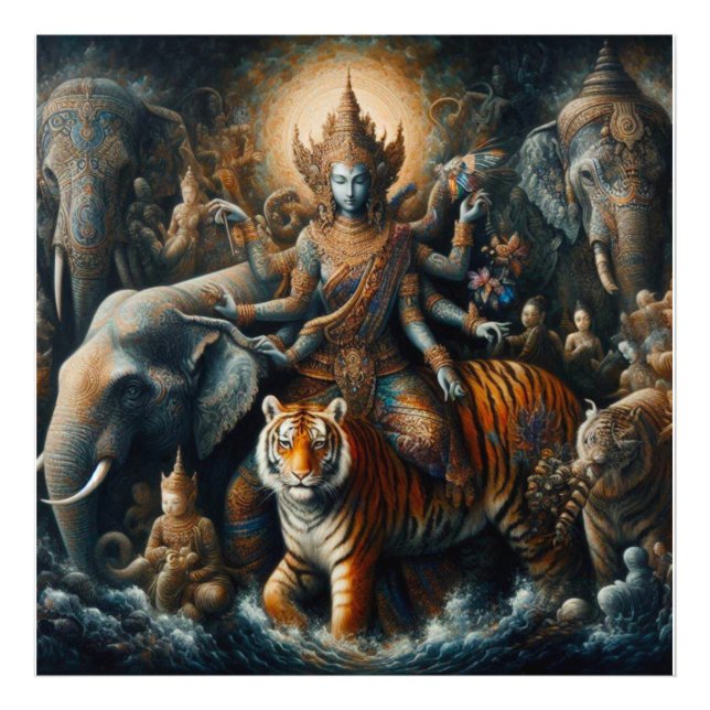 Mystische Szene Fotodruck (Vorne)