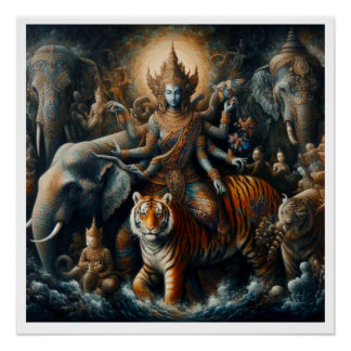 Mystische Szene Poster