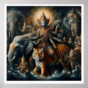 Mystische Szene Poster