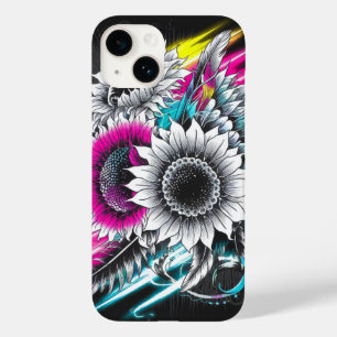 Mystische Tattoo-Stimmung Lebendige Sonnenblumen  Case-Mate iPhone 14 Hülle