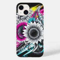 Mystische Tattoo Vibe Vibrannte Sonnenblumen
