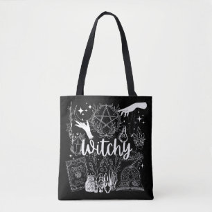 Mystische Verzauberung: Hexenhafter Design-Genuss Tasche