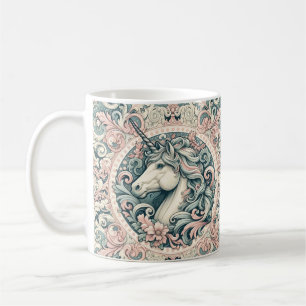 Mystische Viktorianische Hörner: Verzauberte Blüte Kaffeetasse