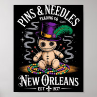Mystische Voodoo-Puppe New Orleans Ns und Nadeln A
