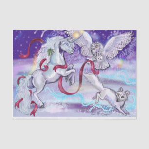 Mystische Wintersonde Seidenpapier