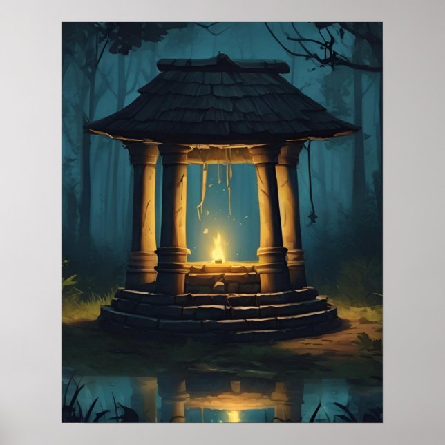 MYSTISCHE WÜNSCHE GUTE PIT ART POSTER (Vorne)