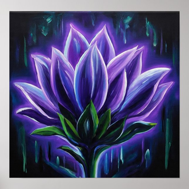 MystischeLotusblume Poster (Vorne)