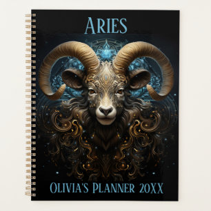 Mystischer Aries Sternzeichenplaner Planer