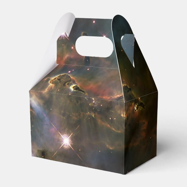 Mystischer Berg in Carina Nebula Hubble Space Geschenkschachtel (Vorderseite)