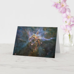 Mystischer Berg in Carina Nebula Hubble Space Karte
