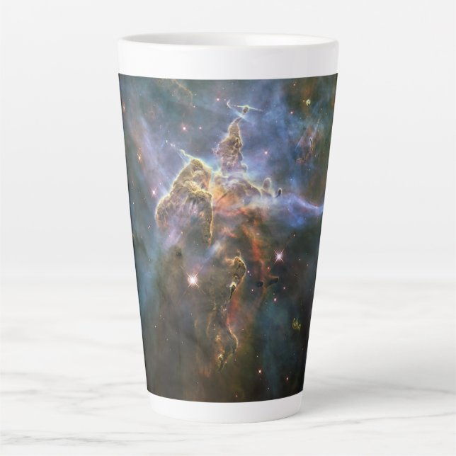 Mystischer Berg in Carina Nebula Hubble Space Milchtasse (Vorderseite)