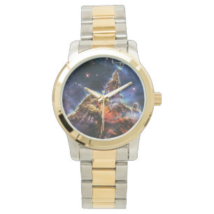 Mystischer Berg in der Raum NASA Armbanduhr