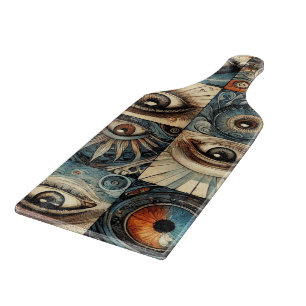 Mystischer Blick 👁️ Käsefach oder Schneidebrett