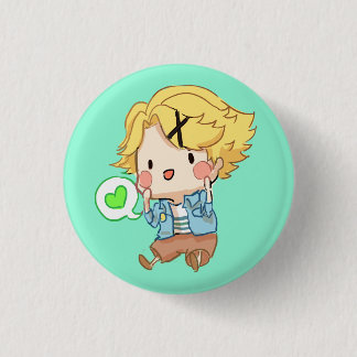 Mystischer Bote: Errötender Yoosung Knopf Button