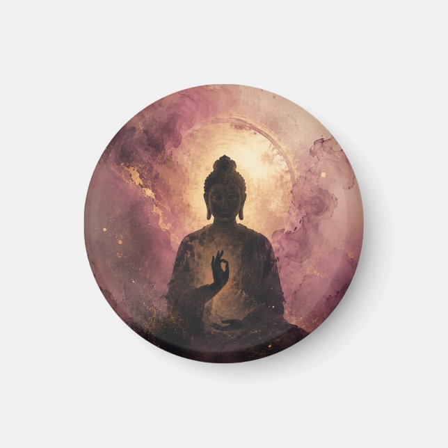 Mystischer Buddha | Zen Meditation Magnet (Vorne)