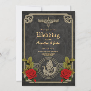 Mystischer Charme mit eleganten keltischen Knoten. Einladung