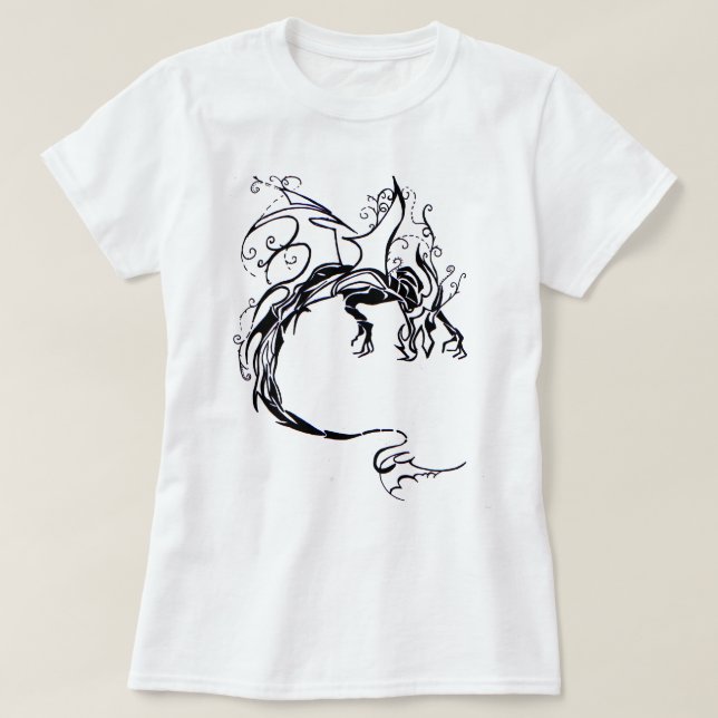Mystischer Drache T-Shirt (Design vorne)