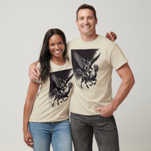 Mystischer Flug des Falkenreiters Vassago T-Shirt