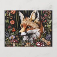 Mystischer Fuchs im verzauberten Wald