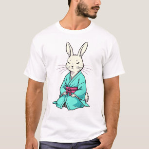 Mystischer Fuchs in Neonumhang – Surreale digitale T-Shirt