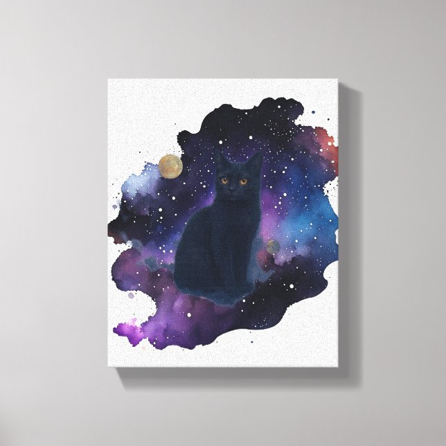 Mystischer Geist der Himmelskatze Leinwanddruck (Vorderseite)