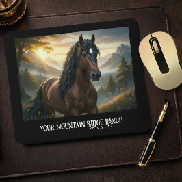 Mystischer Hengst Eigenname Mountain Ranch Mousepad