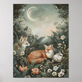Mystischer Kern | Whimsical Natureposter Poster